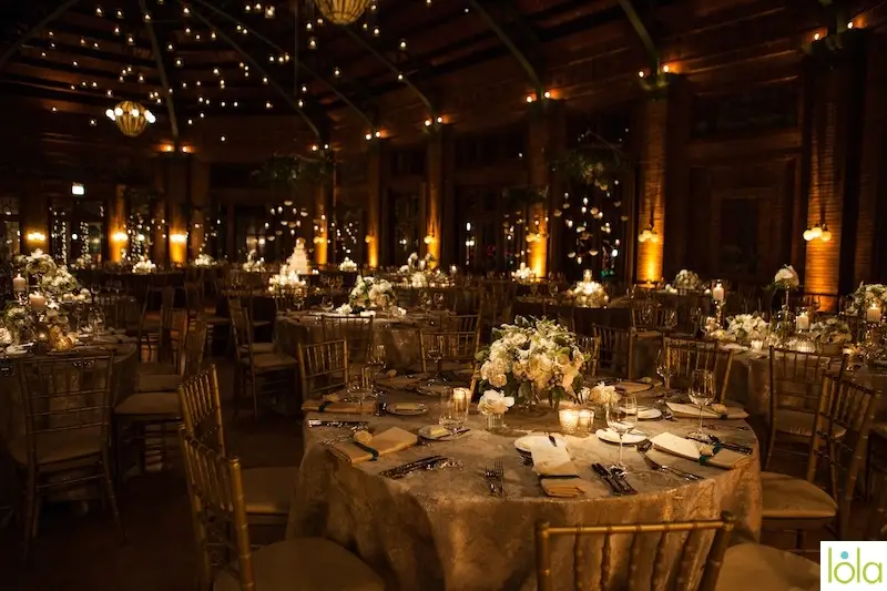 Cafe Brauer winter wedding